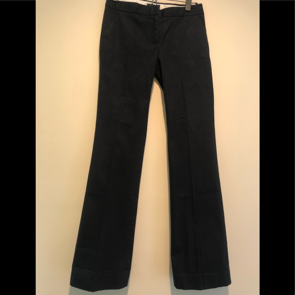 J. Crew black stretch dress pants.  Size 2.